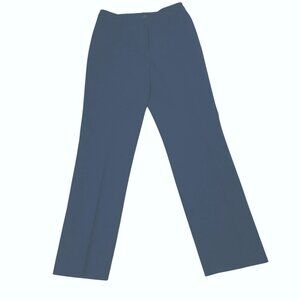 ESCADA Wool Blend Dress Pants Navy Blue High Rise Tailored Trousers Sz 6 36 x 30